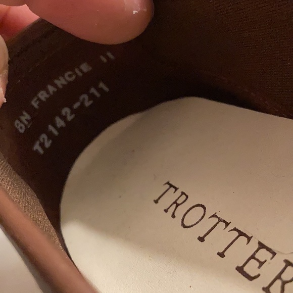Trotters Sz 8N Francie brown leather loafer made in Brazil - Picture 3 of 9